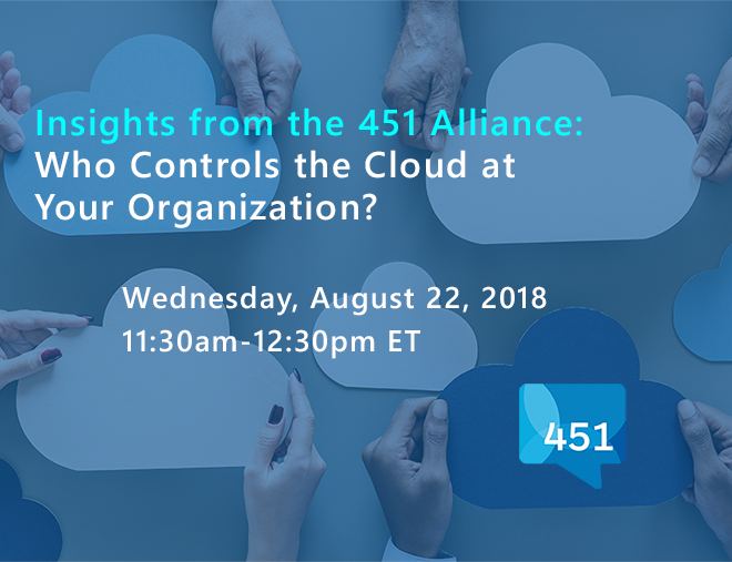 WEBINAR: Who Controls the Cloud at Your Organization?