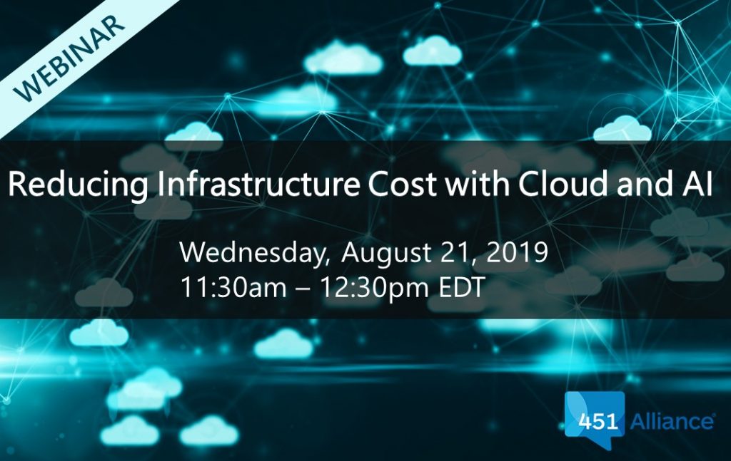 Reducing Infrastructure Cost with Cloud and AI
