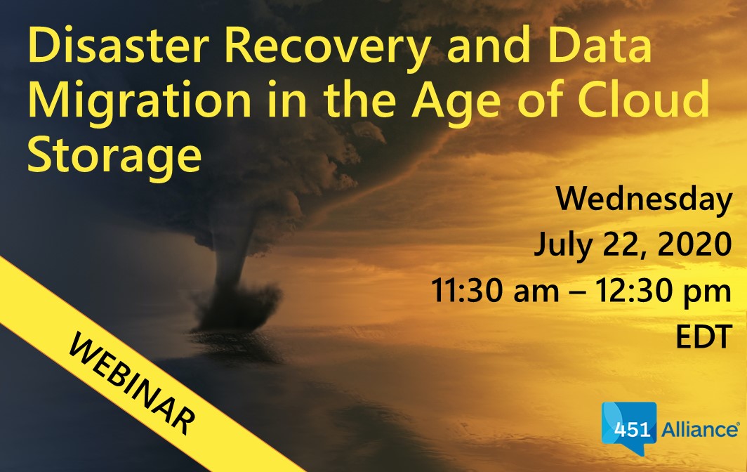 Disaster Recovery and Data Migration in the Age of Cloud Storage