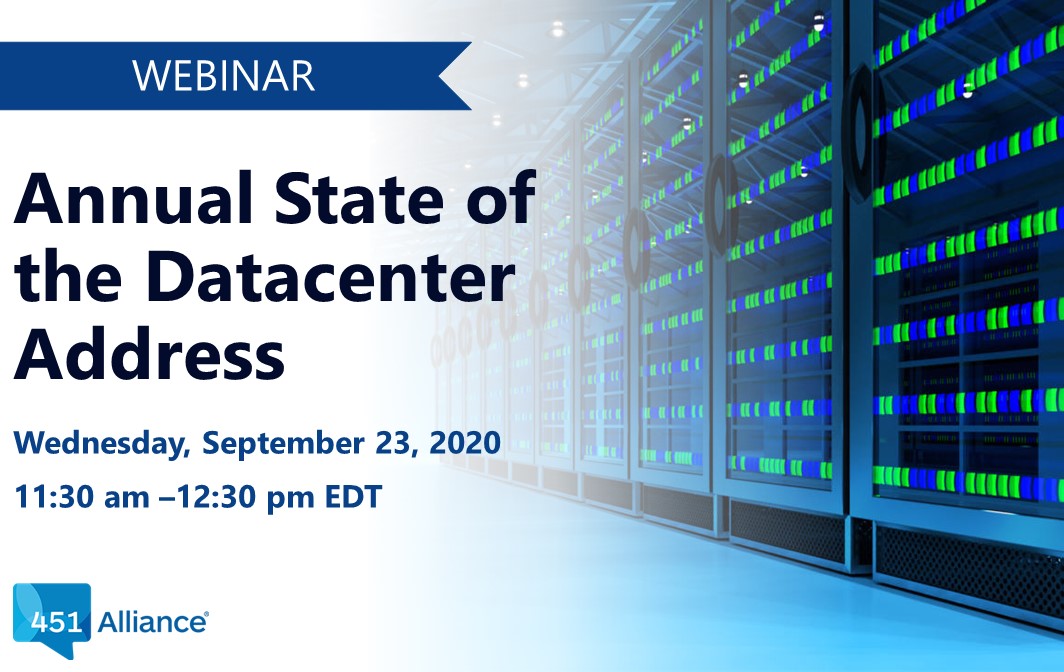 WEBINAR: Annual State of the Datacenter Address