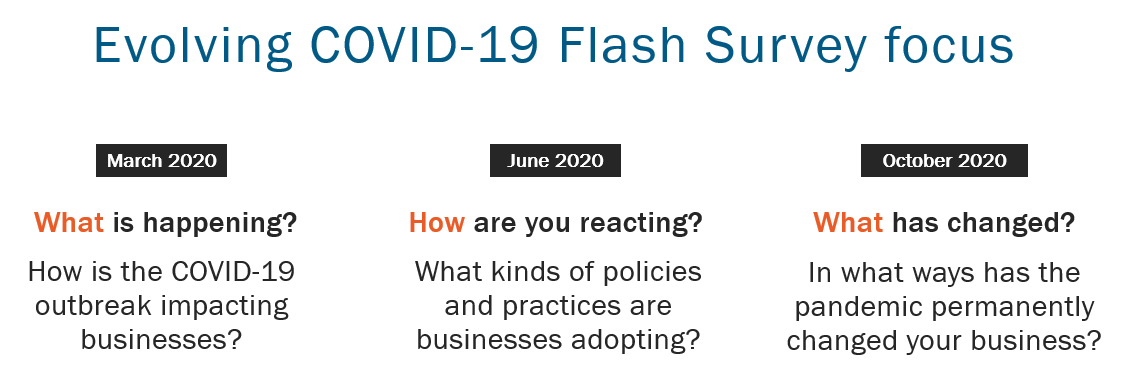 evolving covid19 flash survey focus