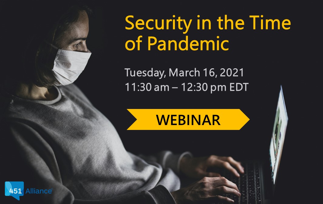 WEBINAR: Security in the Time of Pandemic