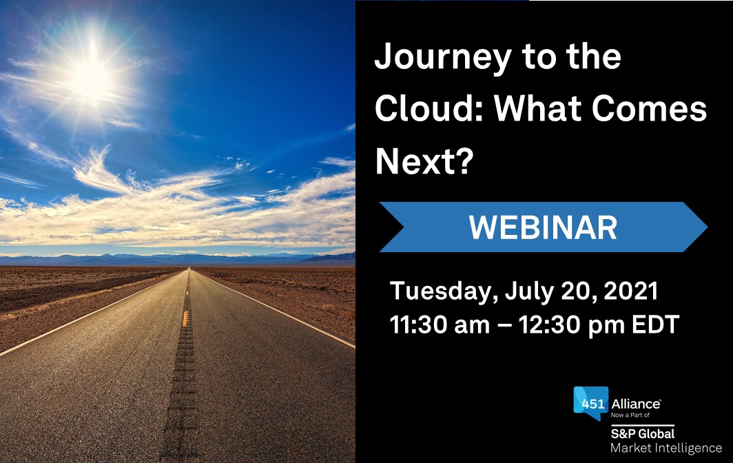 WEBINAR: Journey to the Cloud: What Comes Next?