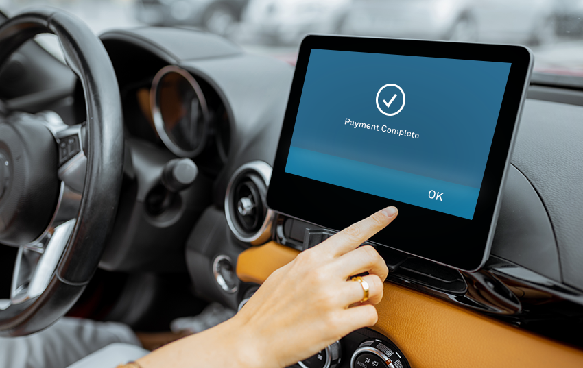 In-vehicle payments Fasten your seat belt and get ready to shop